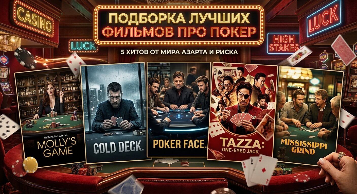 Лучшие фильмы про покер: большие ставки, блеф и миллионные банки